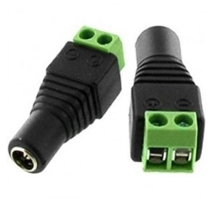 CONNETTORE DC FEMMINA A VITE PER ALIM. TELEC. CONF. 10PZ (CV-HEAD-DC-F)