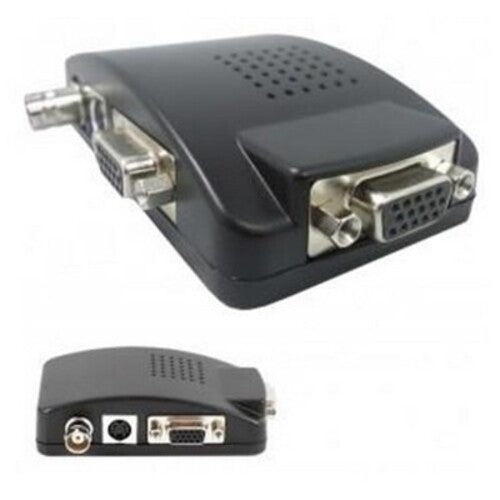 Convertitore segnale video - da video BNC o Svideo a Vga Monitor Lcd o Crt