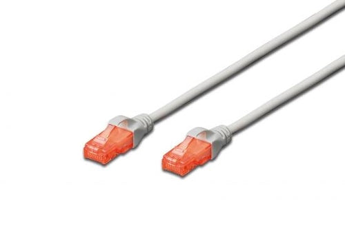 Cavo di rete UTP dritto non schermato CaT. 6E con Plug - Lunghezza 5Mt. - Grigio