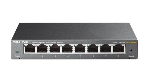 Switch TpLink SG108E - Desktop 8 porte gigabit RJ45 - Innovativo sistema a risparmio energetico fino all&