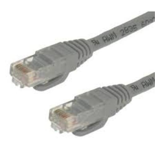 Cavo di rete dritto patch cord UTP - CAT. 5 CCA, Plug RJ45 - 3mt. - Grigio