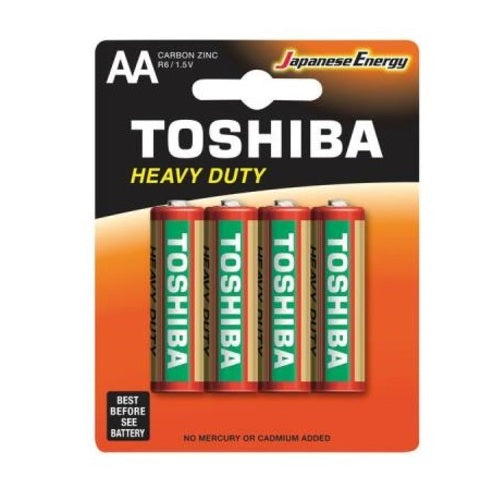 Confezione 4 Batterie Stilo Toshiba - Tipo "aa" - 1.5v (confezione 4 Pezzi)