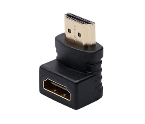 Adattatore Spina HDMI (19PIN)  Presa HDMI (19PIN) 90? - Contatti dorati