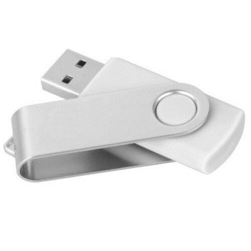 Memoria Pendrive 8 Gb - USB 2.0 - Colore Bianco - Ideale per serigrafie