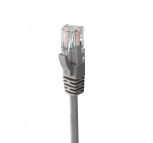 Cavo di rete dritto patch cord UTP - CAT. 6 CCA, Plug RJ45 - Grigio - 3mt.