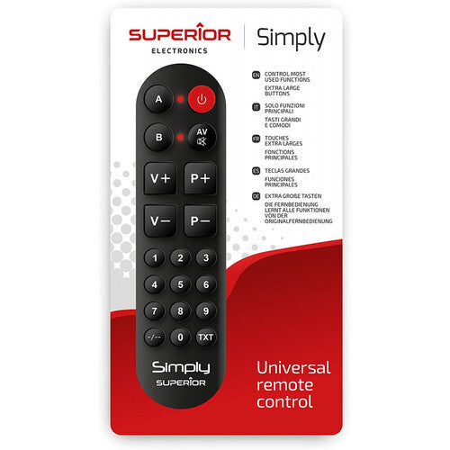 Telecomando Superior SIMPLY Numeric - Telecomando universale autoapprendente con due banchi di memoria