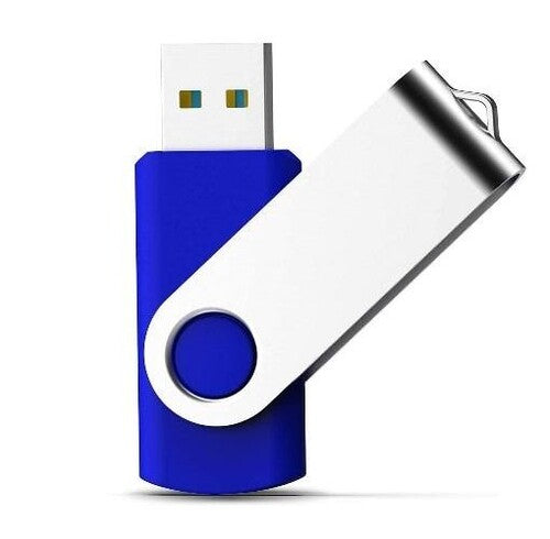 Memoria Pendrive 16 Gb - USB 2.0 - Colore Blu - Ideale per serigrafie