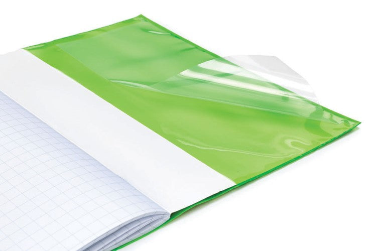 COPERTINE TRASPARENTI COPRIMAXI COVER SYSTEM CON ALETTE E PORTANOME - A4 TRASPARENTE 21X30 - 1 PZ