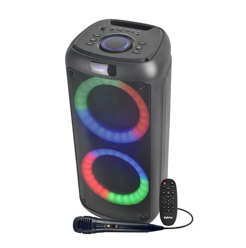Box Diffusore Ricaricabile Con Microfono - 200w - Woofer 6.5" - Luminoso
