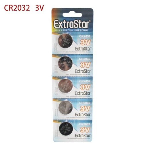 Batteria Al Litio Cr2032 - Lithium Battery Cmos Mainboard - 3v 200 Mah - Confezione 5 Pezzi