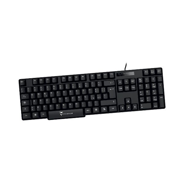 Tastiera Techmade keyboard TM-KB828 - USB - Nero