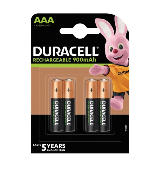 BATTERIE RICARICABILI MINISTILO AAA 900MAH CONF. 4PZ