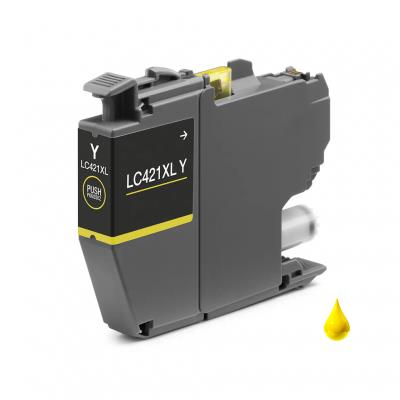 CARTUCCIA COMPATIBILE BROTHER LC421XL YELLOW GIALLO
