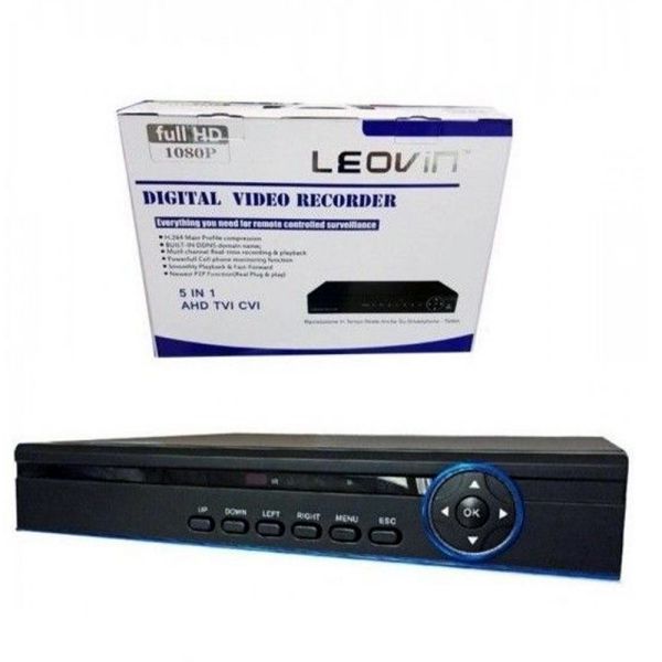 Sistema Videosorveglianza DX-D9404x - Dvr 4 Canali Ibrido / Nvr Ahd Tvi Cvi Utc Xvr 6 In 1 1080p In Ip 5mp - Collegamento Hdmi E Vga - Supporto Per S