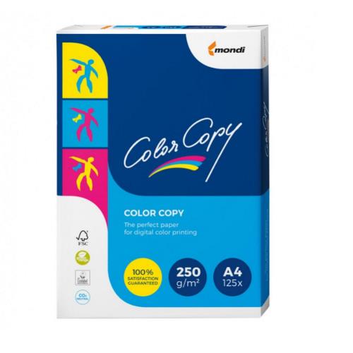Carta A4 Mondi color copy - Formato A4 - Gr. 250 - 125 Fogli - Bianco