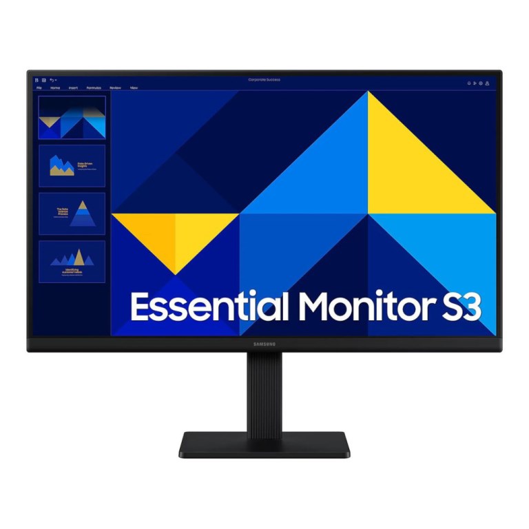 Monitor Samsung Business S31D Essential - Display 24 pollici LED - Contrasto 3000:1 - 1920x1080 Full-HD - Vga, Hdmi - Vesa - Nero