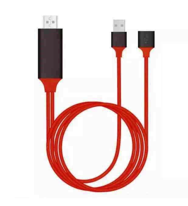 Cavo Lghtning to Hdtv - HDMI 3 in 1 per iPhone e Android - Connessione Rapida e Full HD 1080P