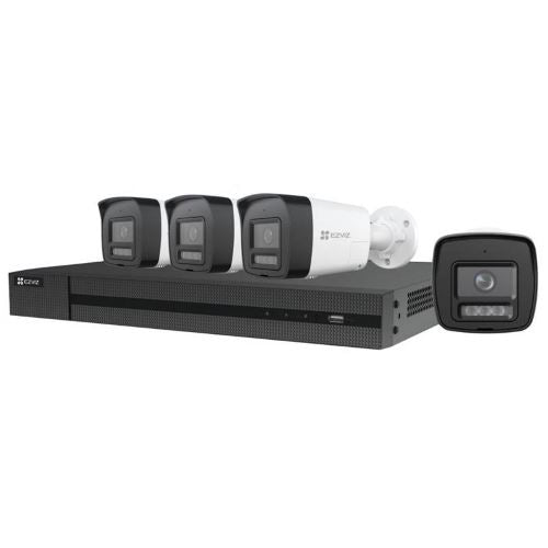 Kit Videosorveglianza Ezviz CS-Bw3844 Smart Home Security - Kit 1 Nvr X5s 8ch + 4 Telecamere H3c 2k
