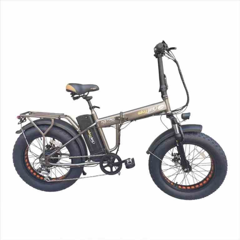 BICI ELETTRICA CON PEDALATA ASSISTITA FAT BIKE SKYJET 20" NITRO - 250W - GRIGIO