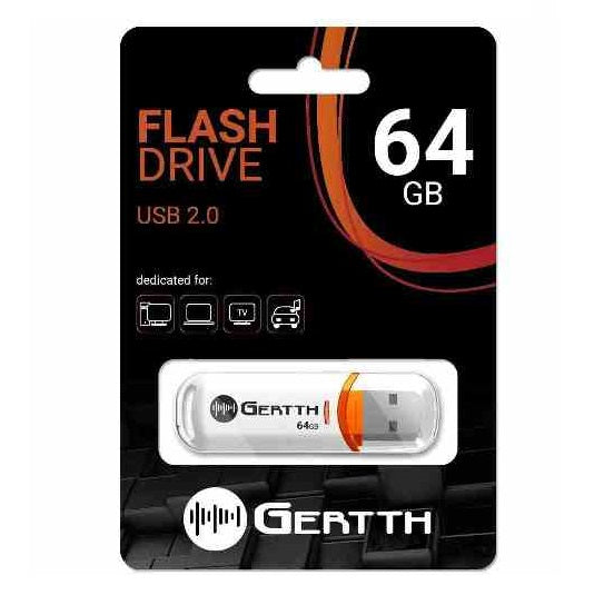 Memoria Pendrive Gertth - 64 Gb - USB 2.0 - Bianca