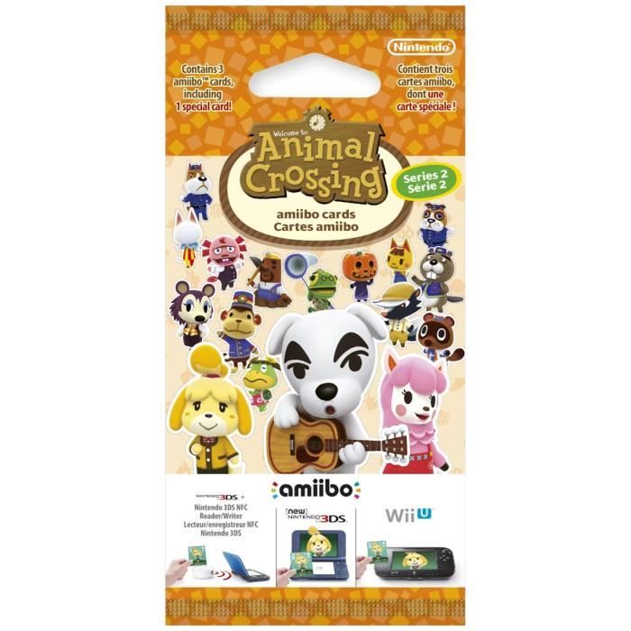 Animal Crossing Cards Series 2 (mazzo di 3 carte - 1 speciale + 2 normali)
