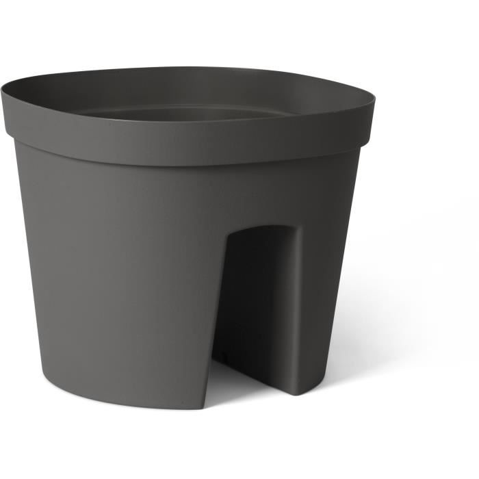 Vaso per balaustra - GARDEN ID Smile - Anth. 30 cm - Si adatta a tutte le balaustre - Riserva d&