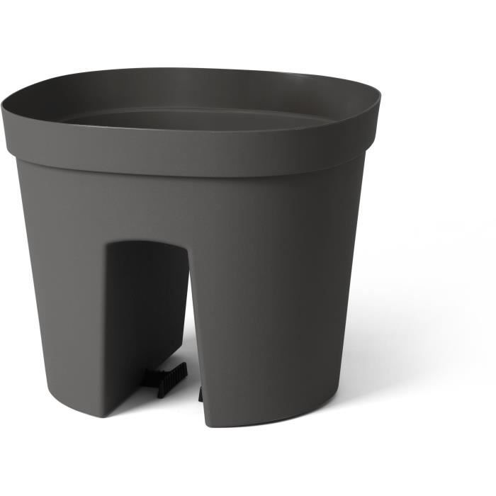 Vaso per balaustra - GARDEN ID Smile - Anth. 30 cm - Si adatta a tutte le balaustre - Riserva d&