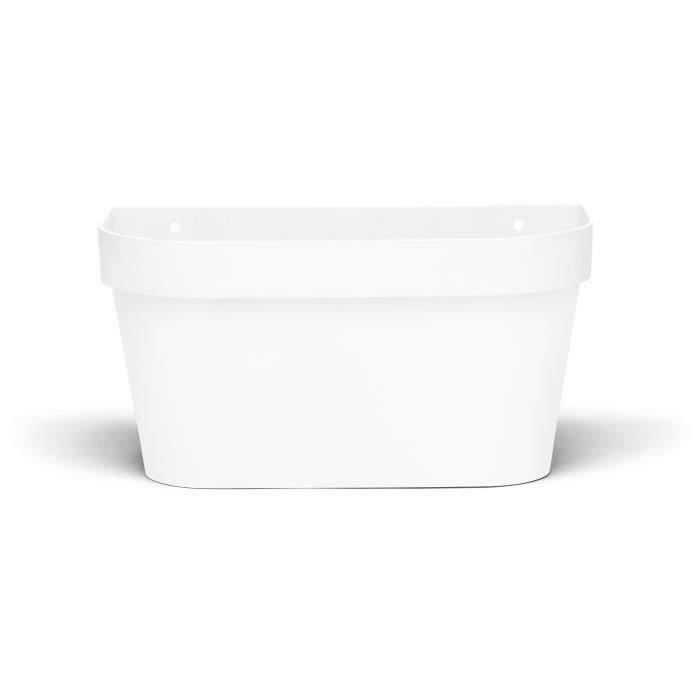 Vaso da parete - GARDEN ID Star - Bianco 36 x 16 cm - Riserva d&