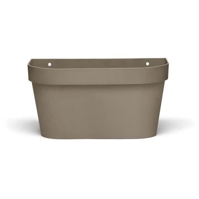 Vaso da parete - GARDEN ID Star - Tortora 36 x 16 cm - Riserva d&