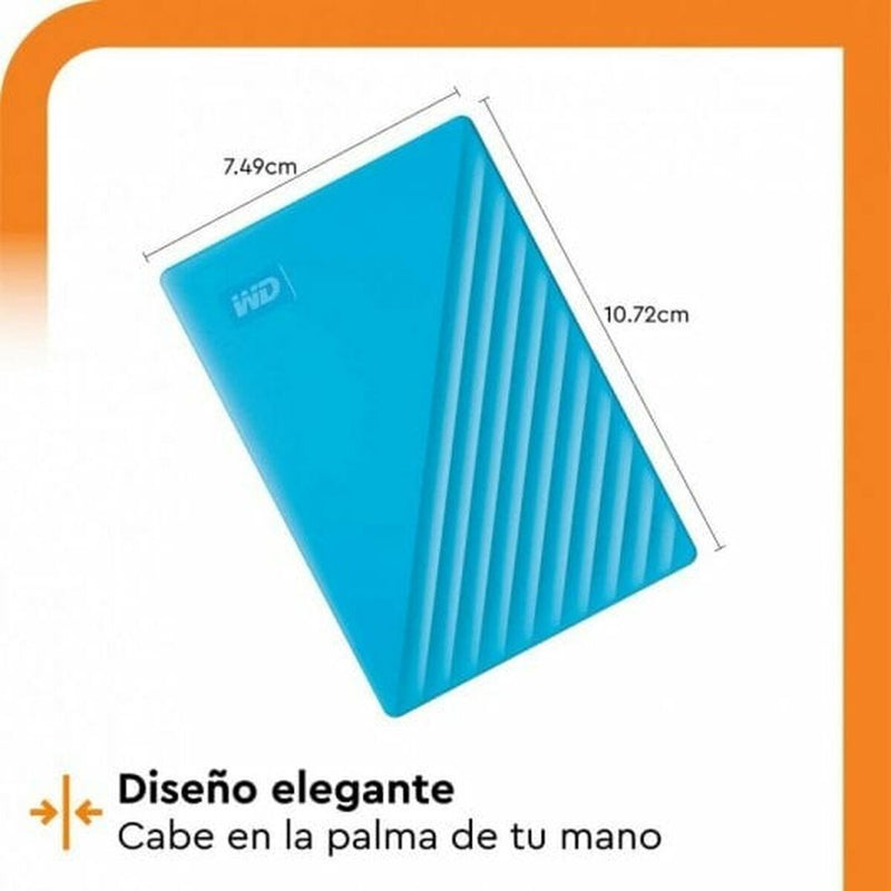 Hard Disk Western Digital My Passport 2 TB Azzurro