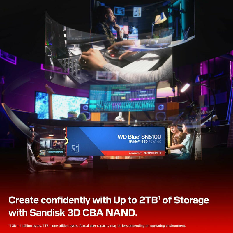 Hard Disk Western Digital WDS100T5B0E 1 TB SSD