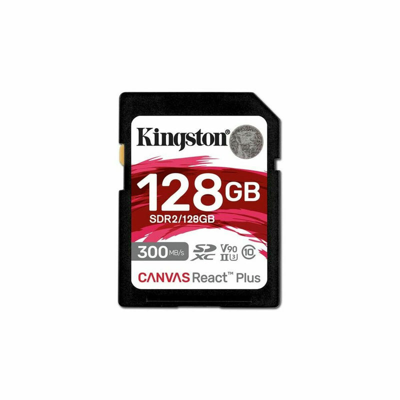 Scheda Di Memoria Micro SD con Adattatore Kingston SDR2/128GB 128 GB SDXC UHS-II 8K Ultra HD