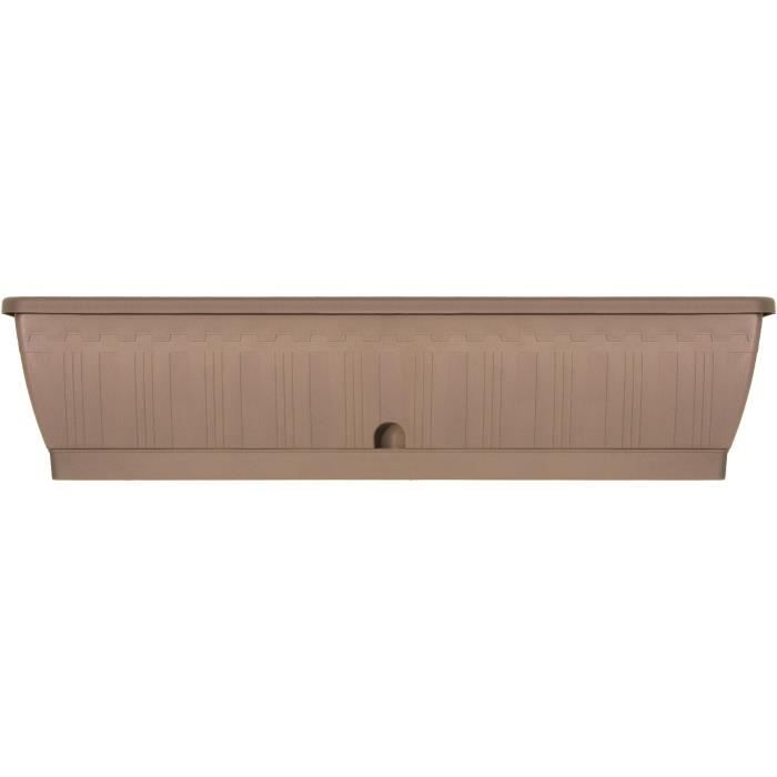 Jardiniere - GARDEN ID Terraflor - Tortora 80 cm - Durabilità - Riserva d&