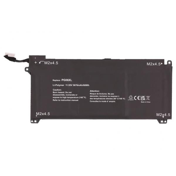 2-Power 2P-HSTNN-DB9F ricambio per laptop Batteria (Main Battery Pack 11.55V 5676mAh)