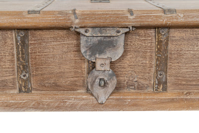 Biscottini Cassapanca in legno massiccio riciclato finitura anticata Comodino realizzato