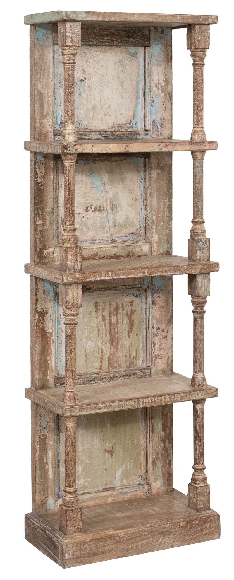 Biscottini Etagere in legno massiccio riciclato finitura anticata Shabby realizzato