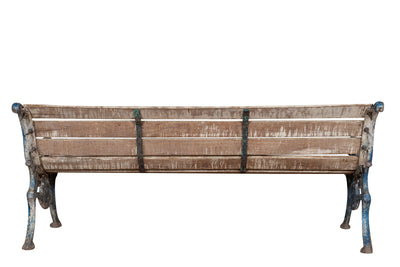 Biscottini Panchina in legno massiccio e ghisa Molto robusta stabile Offerta Speciale