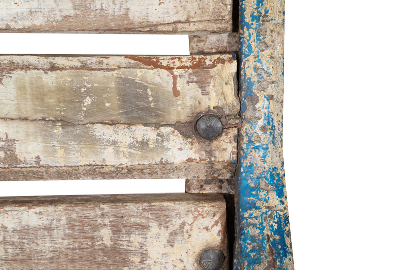 Biscottini Panchina in legno massiccio e ghisa Molto robusta stabile Offerta Speciale