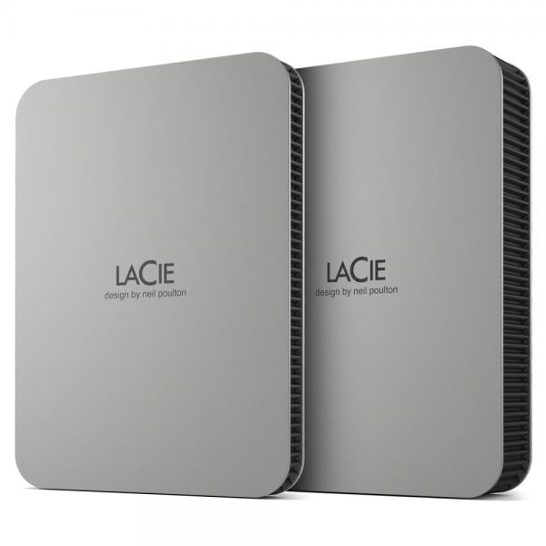 LaCie Mobile Drive [2022] disco rigido esterno 1 TB 2.5 USB tipo-C 3.2 Gen 1 [3.1 Gen 1] Argento (Lacie Mobile Drive 1TB)