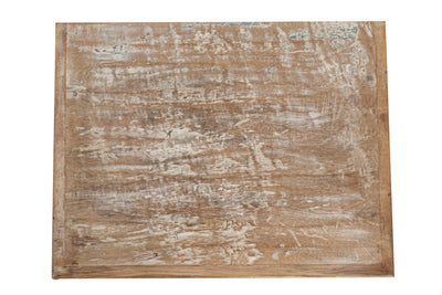 Biscottini Comodino in legno massiccio riciclato finitura anticata realizzato massello