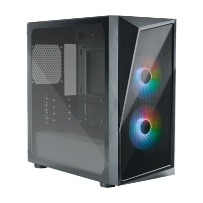 Cooler Master Case Micro Atx Mid Tower CMP 320 Argb Tempered Glass Desktop Argb