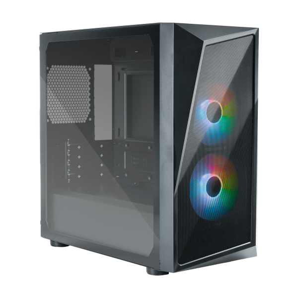 Cooler Master Case Micro Atx Mid Tower CMP 320 Argb Tempered Glass Desktop Argb