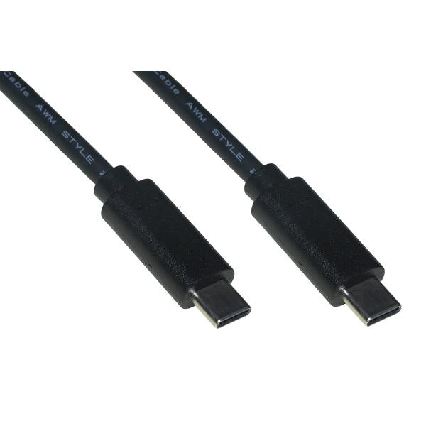 Cavo Usb Link LKCC202. - Connettore 1: USB C, Connettore 2: USB C - Versione USB 2.0 - 2mt. - Nero