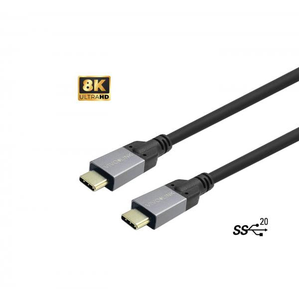 Vivolink PROUSBCMM4 cavo USB USB 3.2 Gen 2 [3.1 Gen 2] 4 m USB C Nero (USB-C to USB-C Cable 4m - Supports 20 Gbps data - Enterprise-tested - Warranty: 144M)