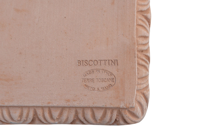 Biscottini Tavolo in Terracotta 100% Made in Italy interamente Lavorato a Mano realizzato