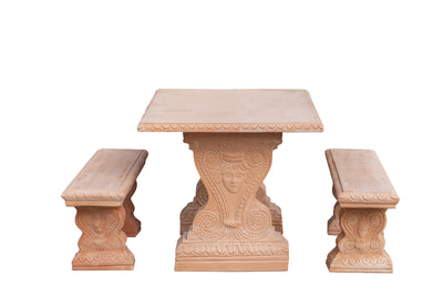 Biscottini Tavolo in Terracotta 100% Made in Italy interamente Lavorato a Mano realizzato