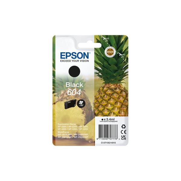 Cartuccia originale Epson T604 - per Epson EXPRESSION HOME XP2200, WORKFORCE WF2950DWF - Nera