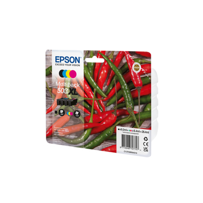 Epson 503/503 XL Multipack - Confezione da 4 - XL (Nero)