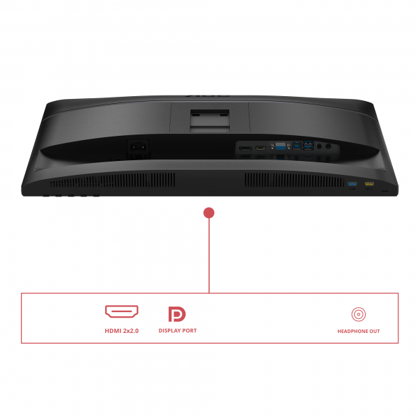 MON 34 VA 3440X1440 2 HDMI DP 100HZ AOC U34E2M MM QHD 21:9