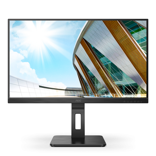 AOC MONITOR 23,8 LED VA FHD 16:9 4MS 250 CDM, PIVOT, VGA/DVI/DP/HDMI, MULTIMEDIALE